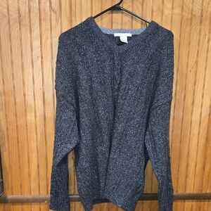Men's Wool Blend Gray Sweater Size XL